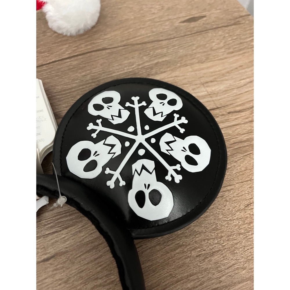 BNWT Disney Parks Nightmare Before Christmas Jack with Santa Hat Ears Headband - Picture 4 of 6